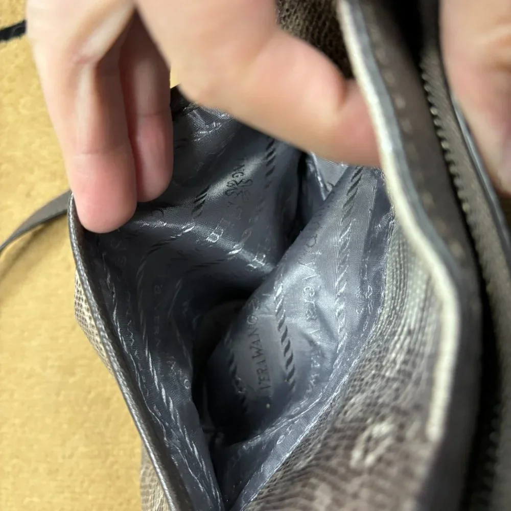 Simply Vera Vera Wang‎ snakeskin Crossbody purse
